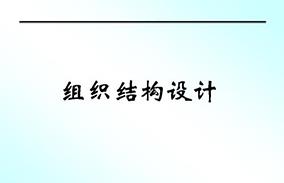 组织设计咨询